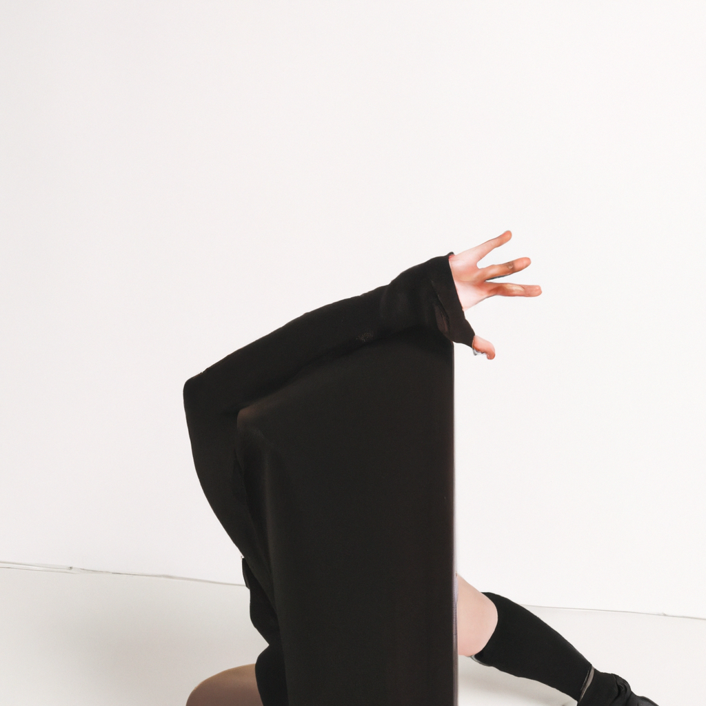 Creación de triángulos con brazos y ángulos del cuerpo